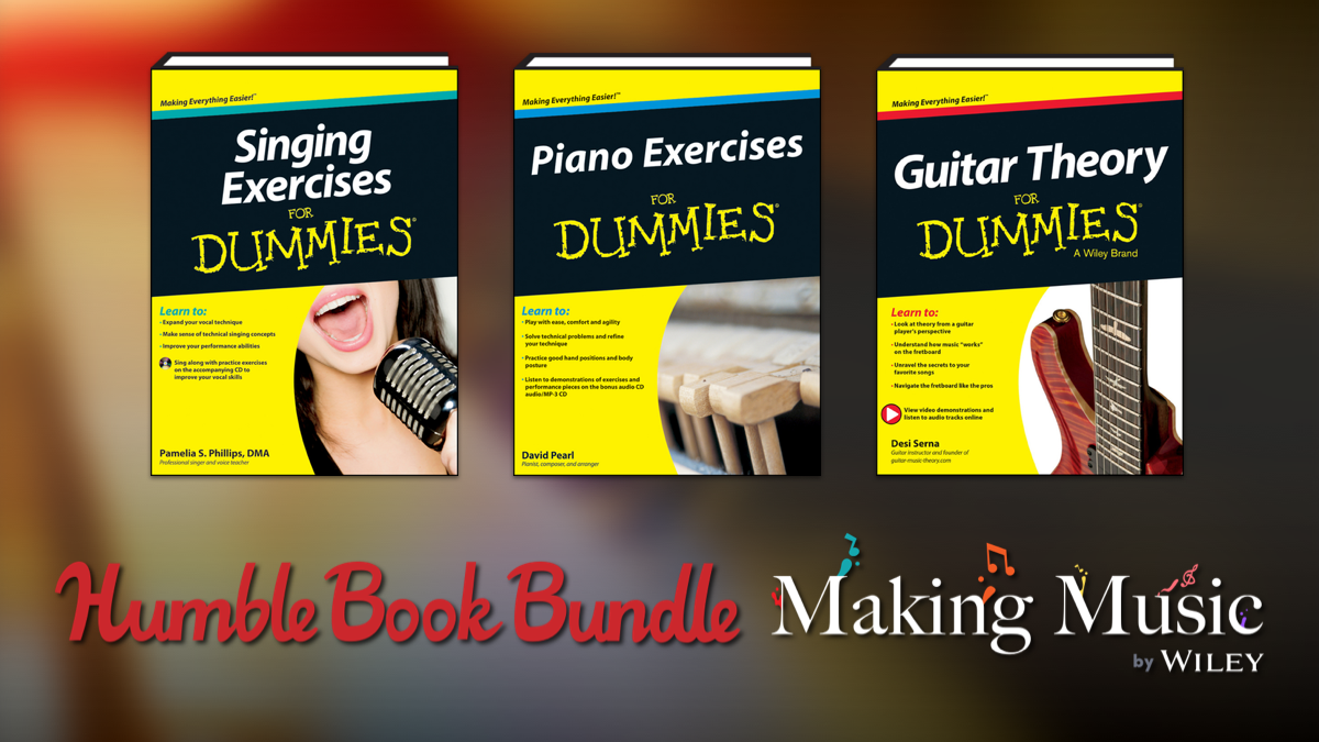 Pay what you want for The Humble Book Bundle: Making Music by Wiley