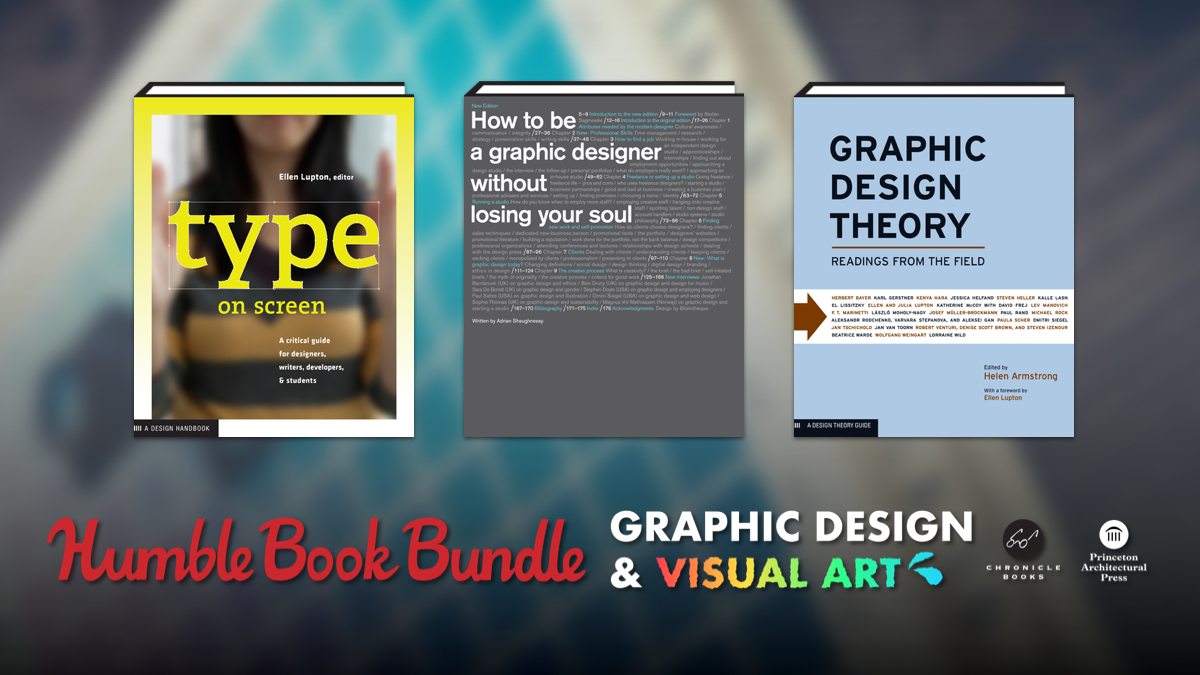 Pay what you want for The Humble Book Bundle: Graphic Design & Visual Art by Chronicle Books & Princeton Architectural Press