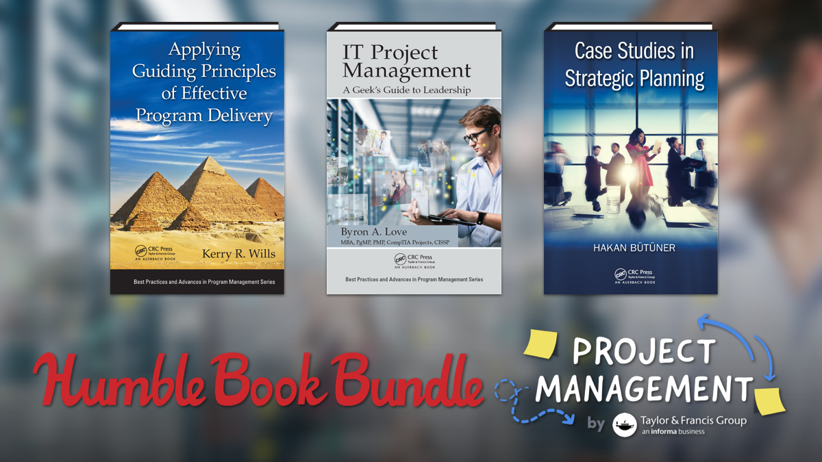 Pay what you want for the Humble Book Bundle: Project Management by Taylor & Francis!