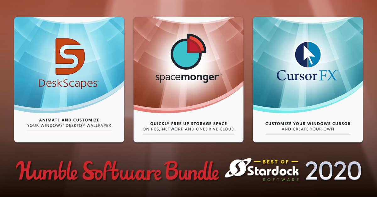 Starts at $1 - Fences, Start10, Groupy, DeskScapes, WindowBlinds, and more in Humble Software Bundle: Best of Stardock 2020