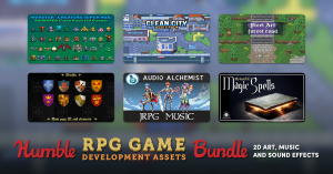 Just $1 - The Humble RPG Game Development Assets Bundle: 2D Art, Music and Sound Effects