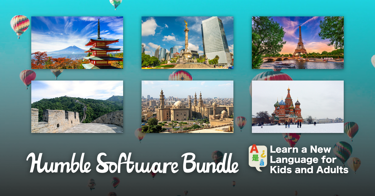 Name your own price for learning language subscriptions and ebooks for adults and kids for up to 12 languages like Japanese, Spanish, French, German, Chinese, Korean, and more!