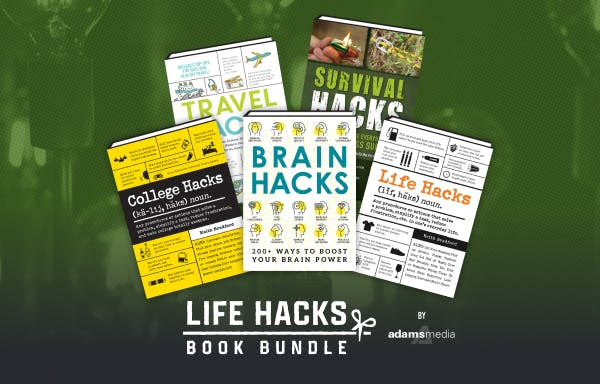 Hack Your Life with $415 worth of guides from Adams Media!