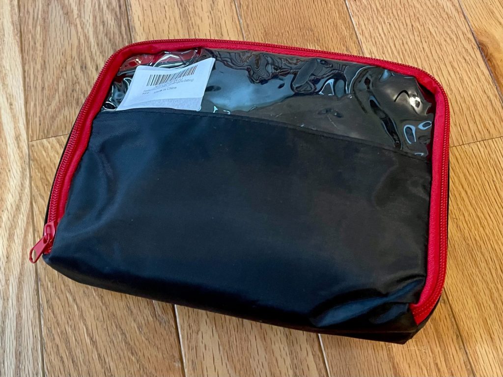 Everything fits in a small case.