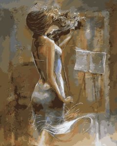 Review: CaptainCrafts Paint by Number Kit - Violin Girl - 16x20 inch