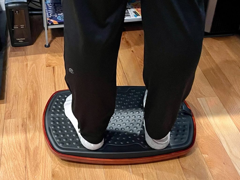 This makes a valued addition to my standing desk and fitness regimen.