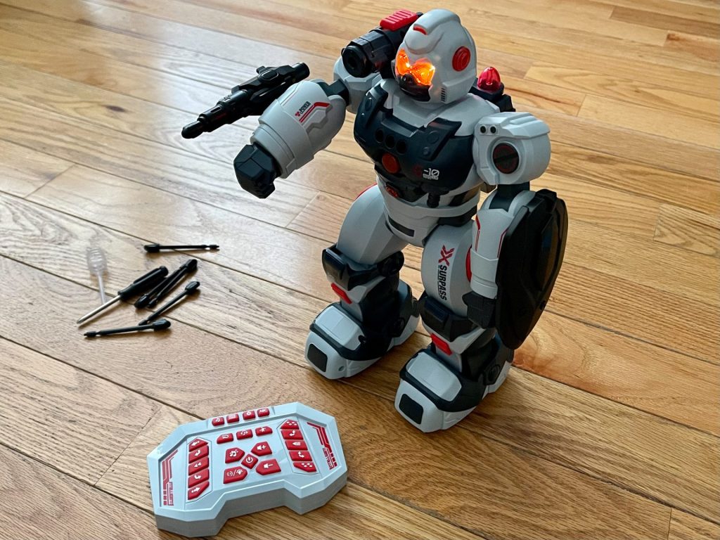 It's a fun robot toy.