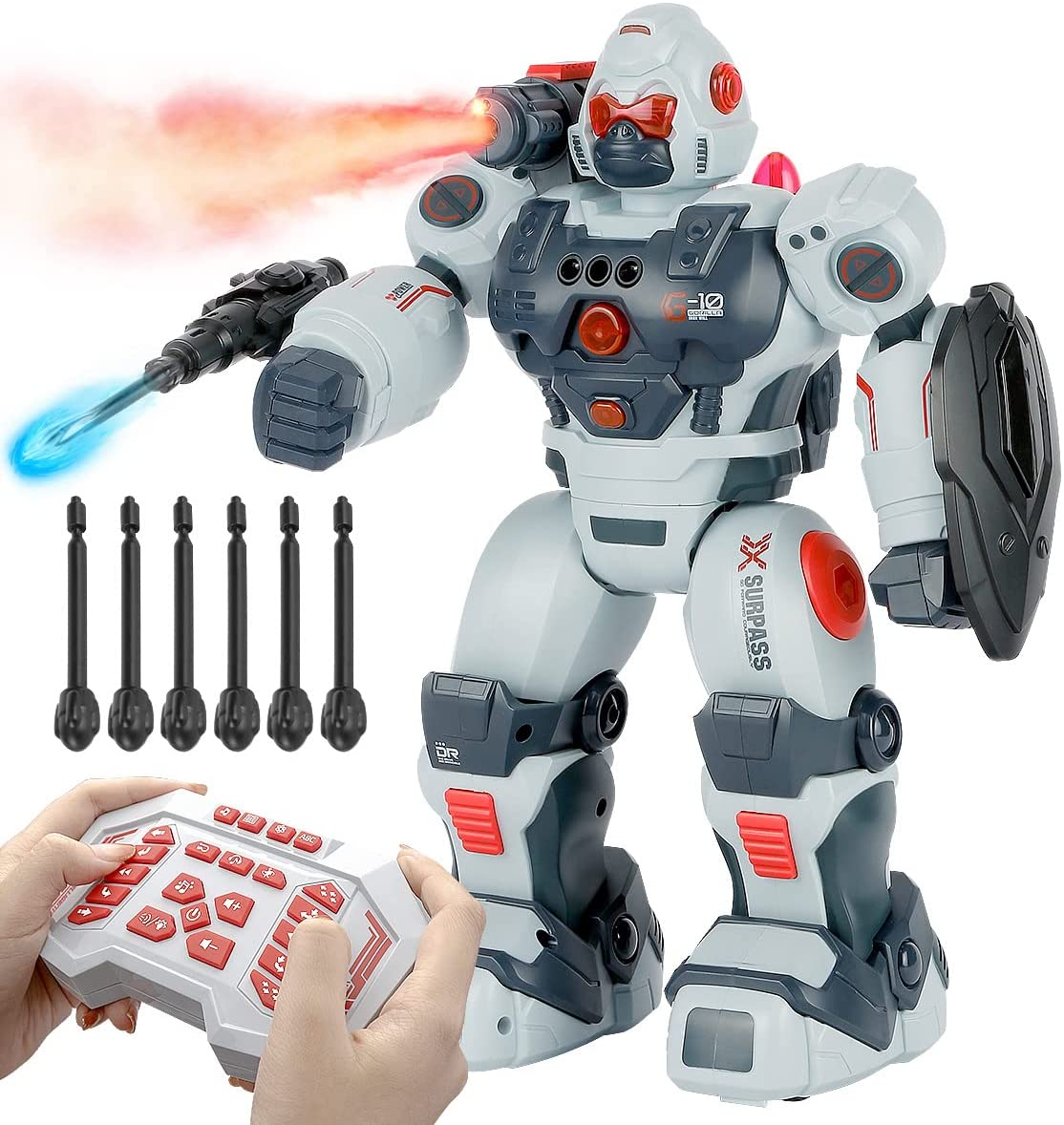 Review ToyleFun Defender Intelligent Spray Robot Toy