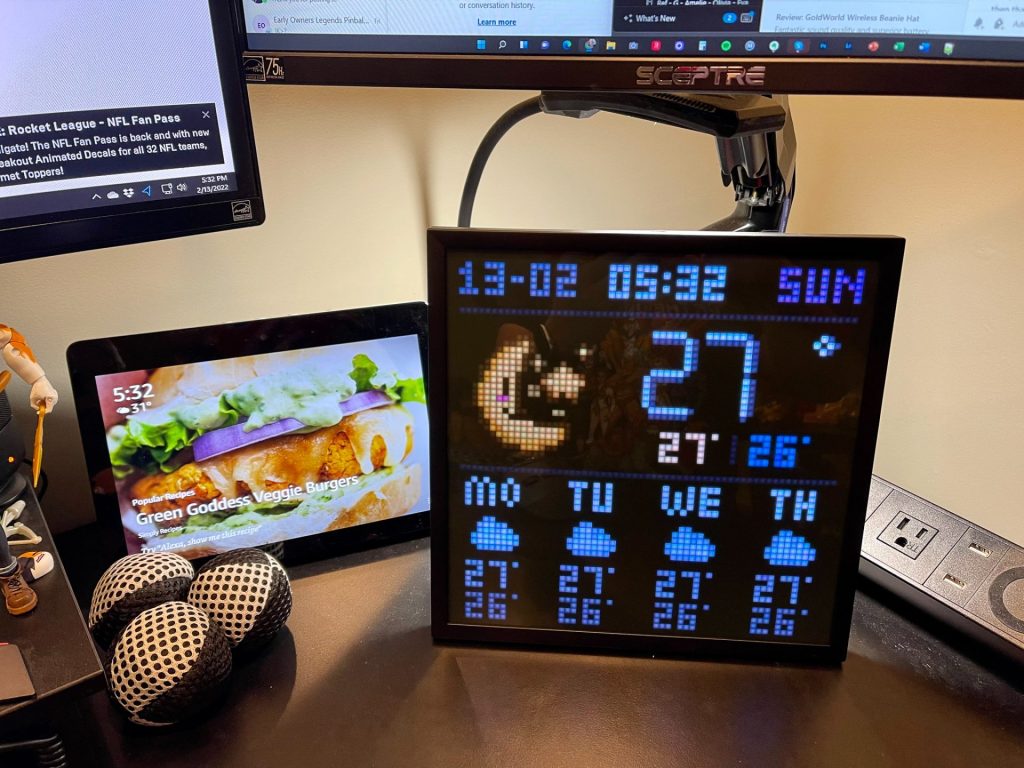 The display I settled on for now.