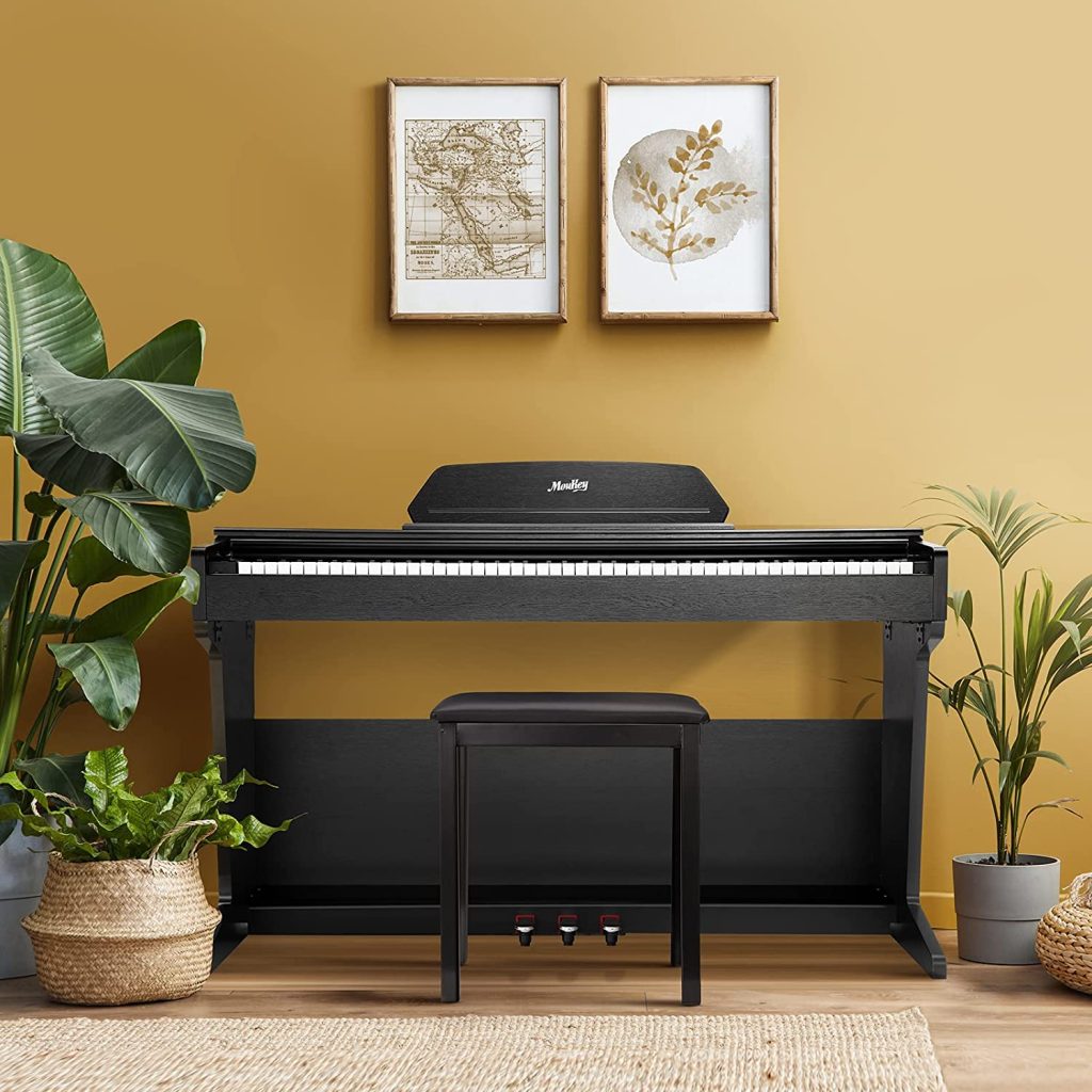 Review: MouKey 88-key Digital Piano Electric Keyboard with Stand and Bench