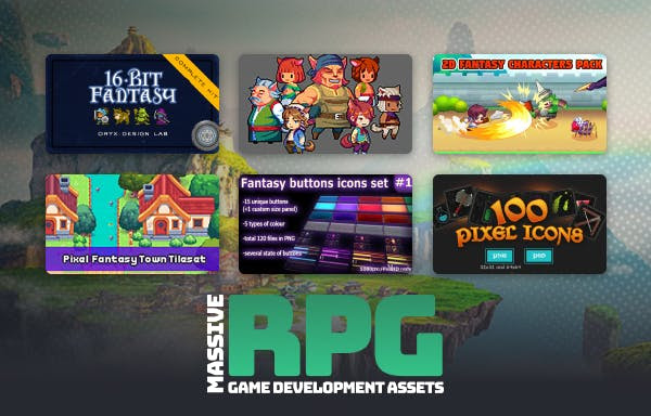 Unity Fantasy Games & GameDev Assets Bundle –