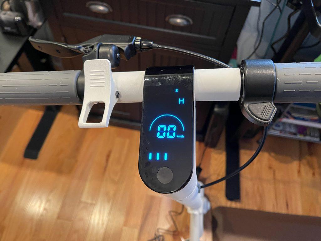 Onboard display of the MegaWheels Electric Scooter