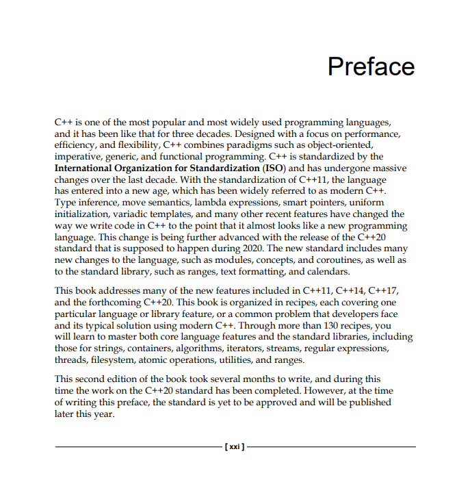 Modern C++ Programming Cookbook Excerpt