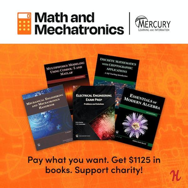 Math and Mechantronics book collage