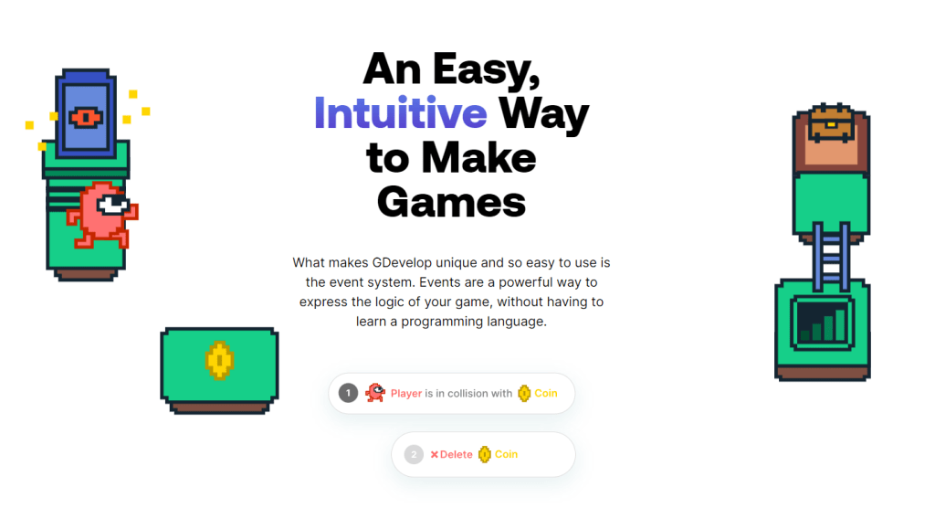 GDevelop visual information