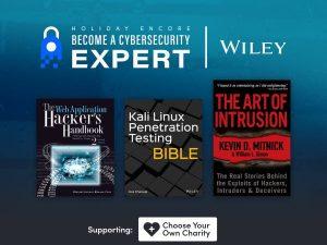 Cybersecurity book bundle collage