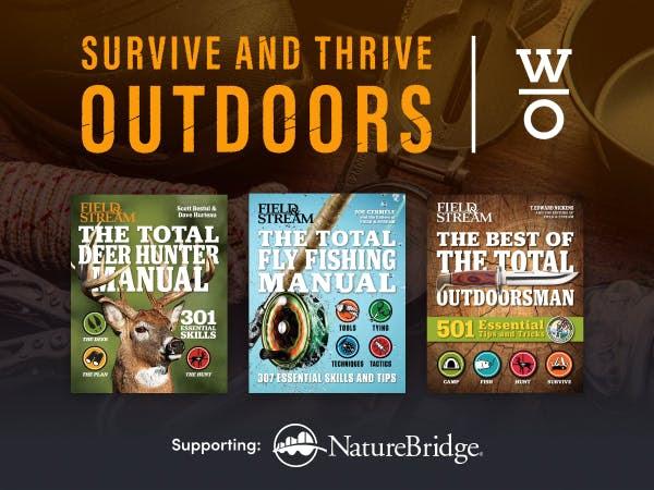 Outdoors book bundle collage