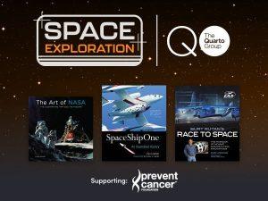 Space exploration book bundle collage