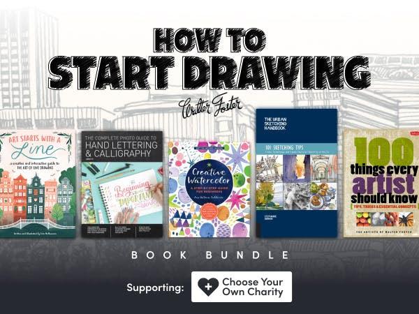 How to Start Drawing Walter Foster Book Bundle
