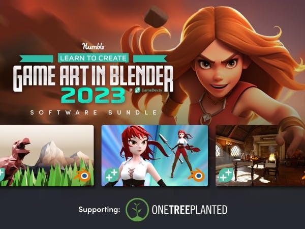 Humble Learn to Create Art in Blender 2023 Software Bundle