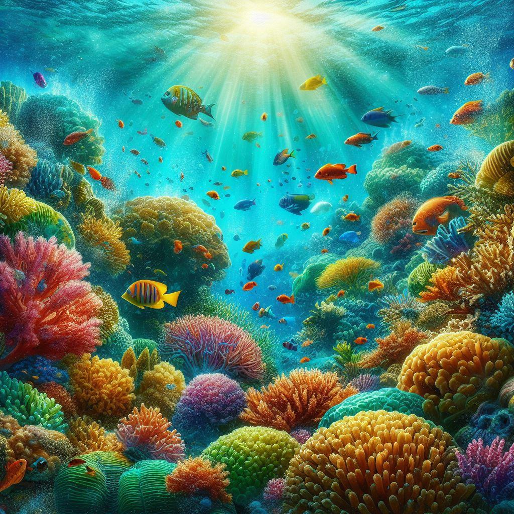 a coral reef - Generated with AI