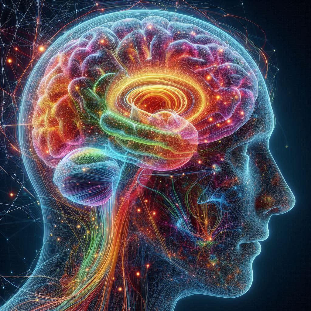 a brain scan - Generated with AI